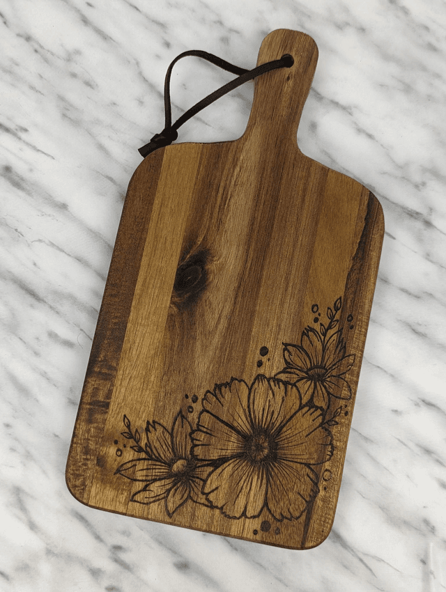 Acacia paddle &#039;FLOWER POWER&#039; (S)