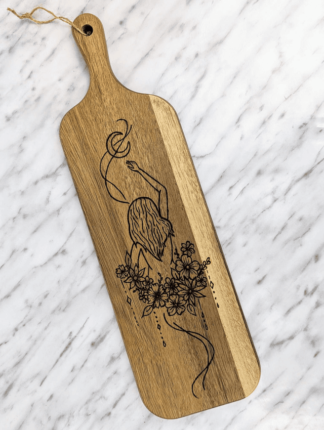 Acacia Paddle &#039;MIDNIGHT DANCE&#039; (THIN)