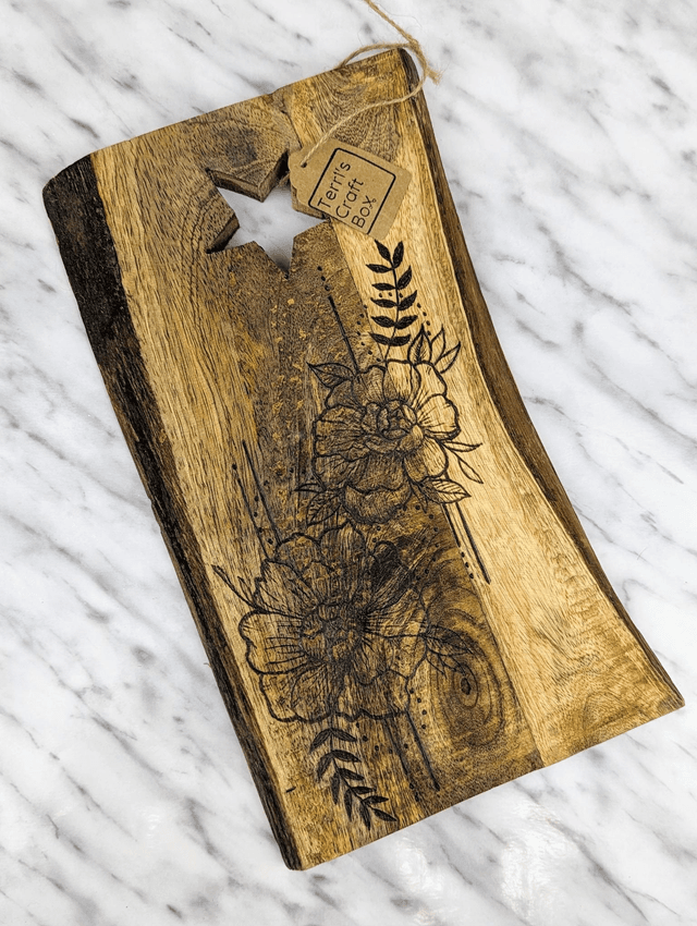 Raw Edge Star board &#039;FLOWER&#039;